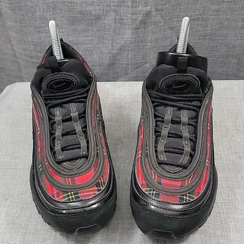 Nike Air Max 97 SE Tartan Black, Red AV8220-001 Women's 7.5